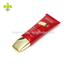 35ml Custom red BB cream cosmetic packaging tube with screen printing